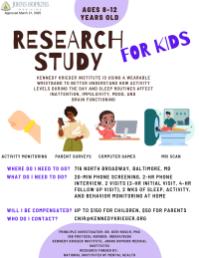 Wearable Activity & Brain Functioning Study for Children