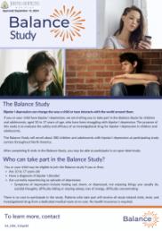 The Balance Study: Investigational Drug for Bipolar I Depression in Children and Adolescents Ages 10-17